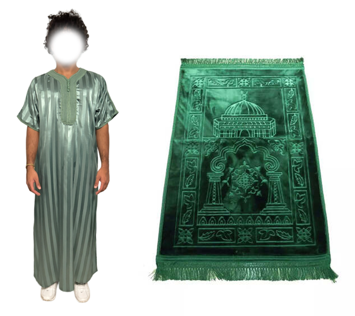 PREMIUM THOBE & PRAYERMAT- SET