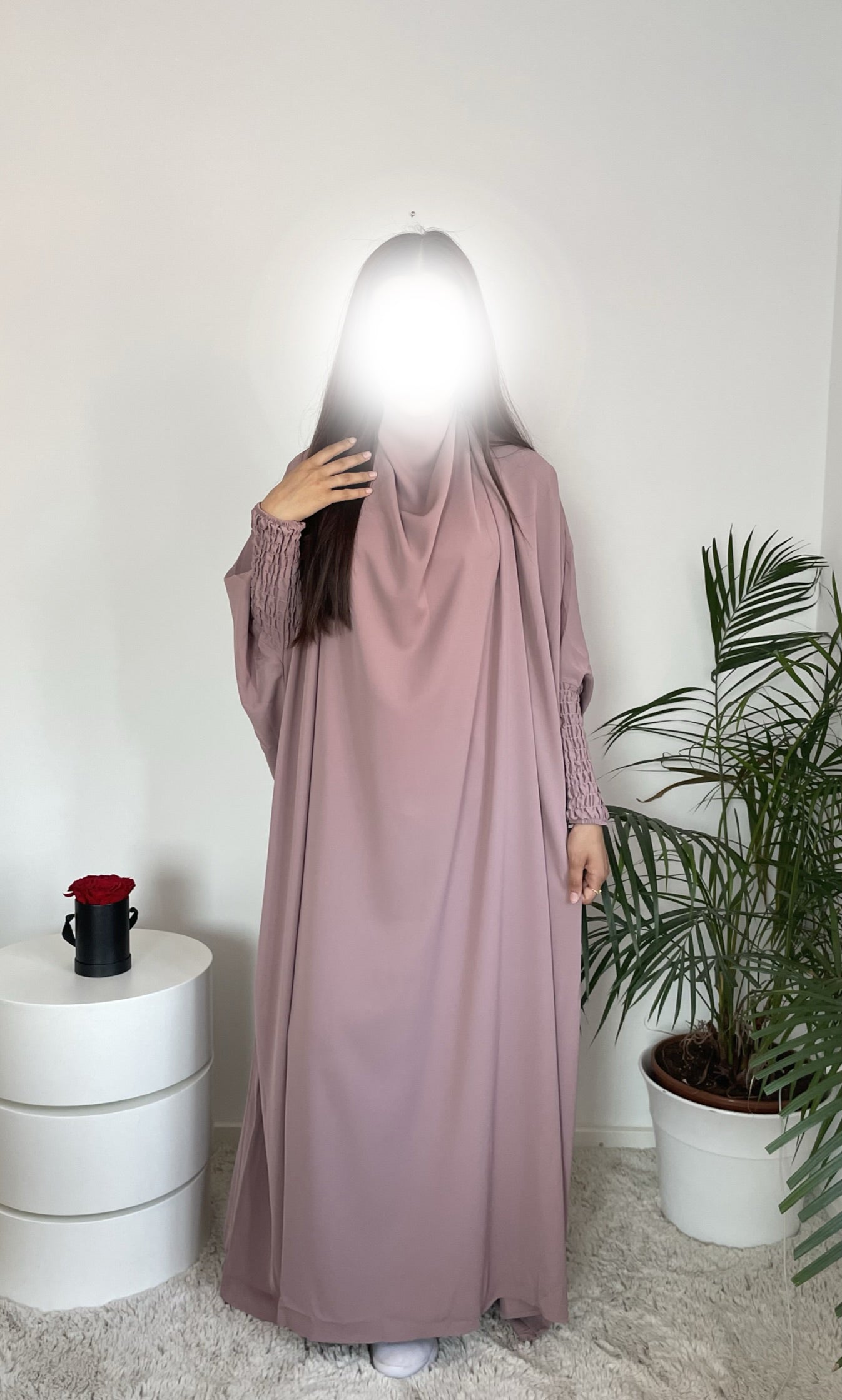 JILBAB – DUNKELROSA