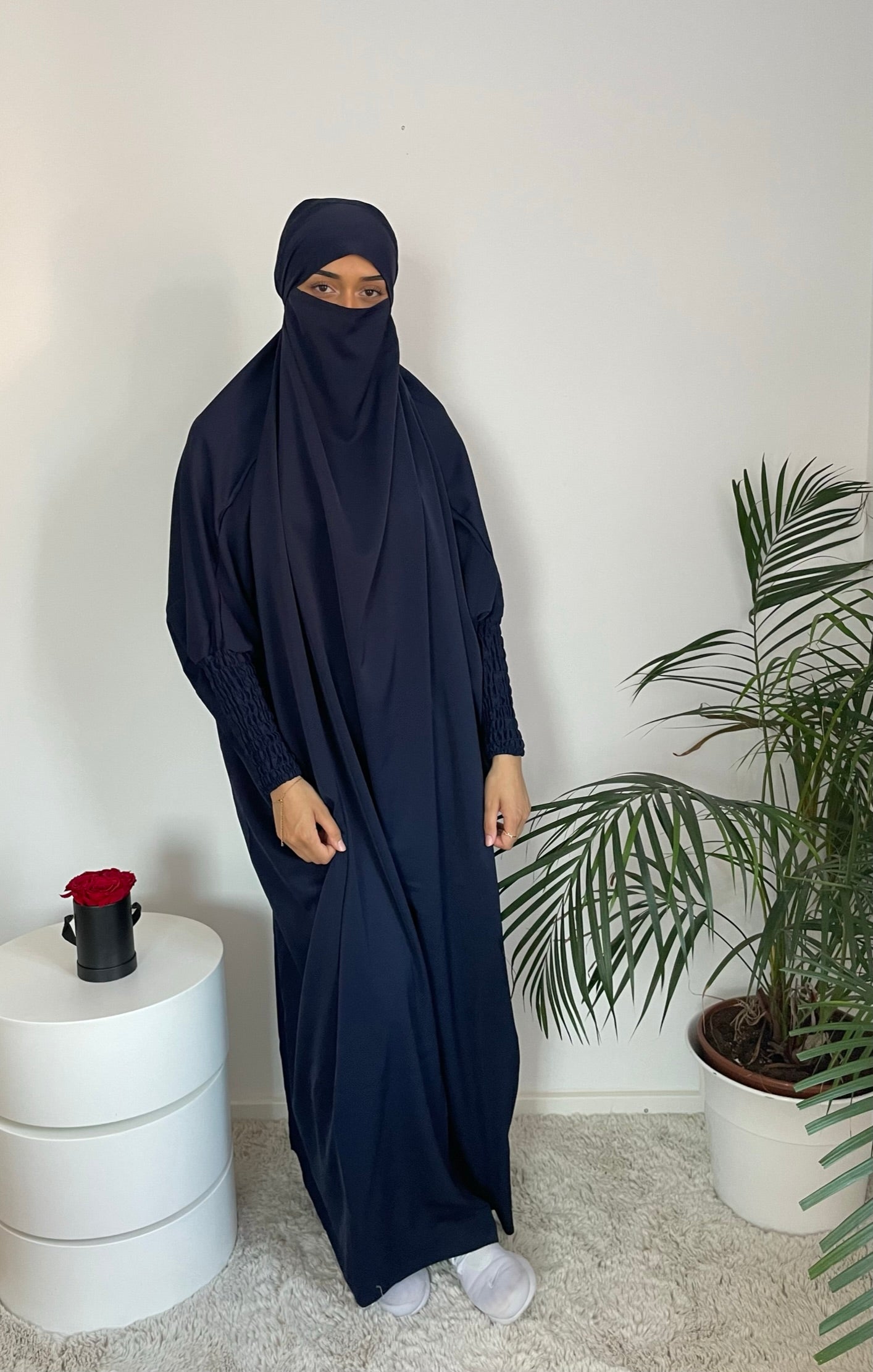 JILBAB - 2in1 DARK BLUE