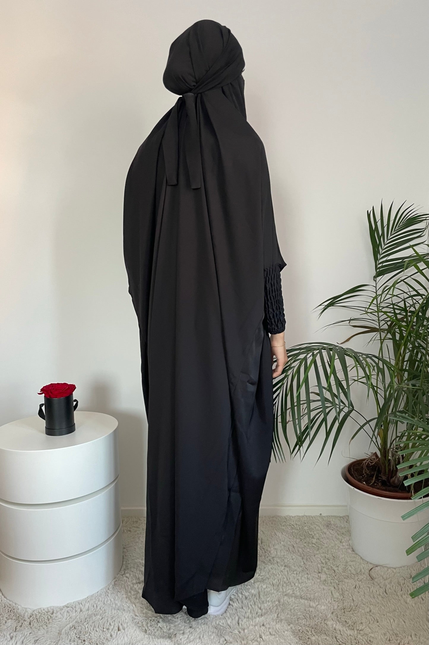 JILBAB - 2in1 BLACK