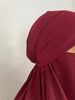 JILBAB - 2in1 RED