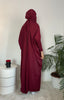 JILBAB - 2in1 RED