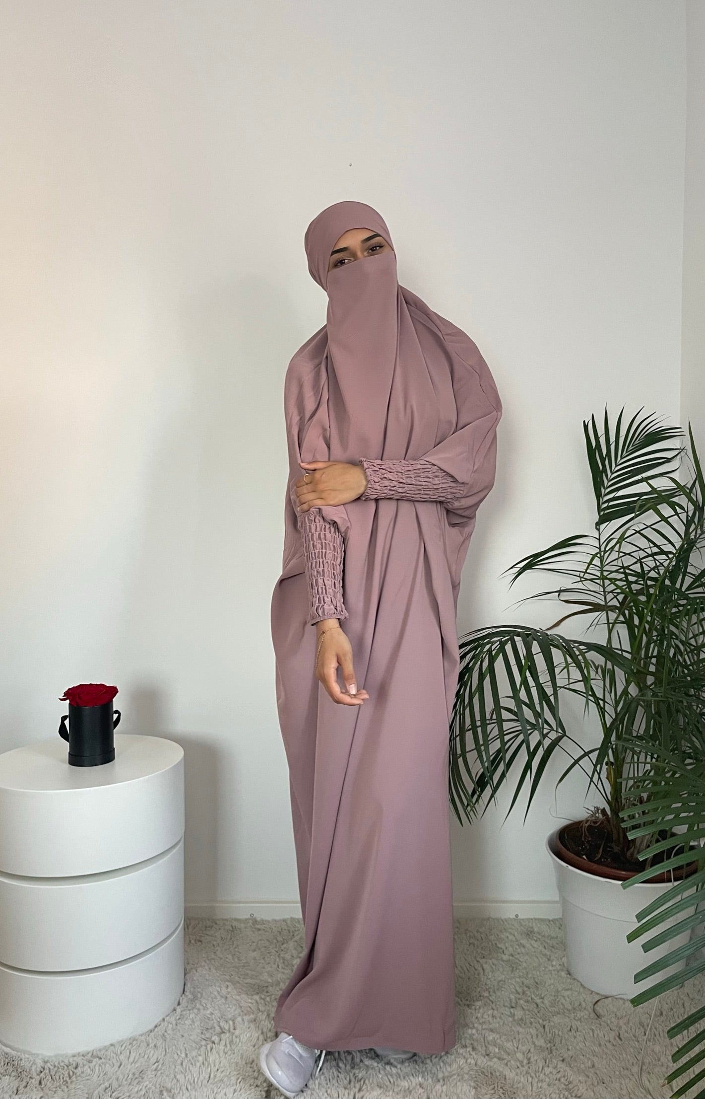 JILBAB – DUNKELROSA