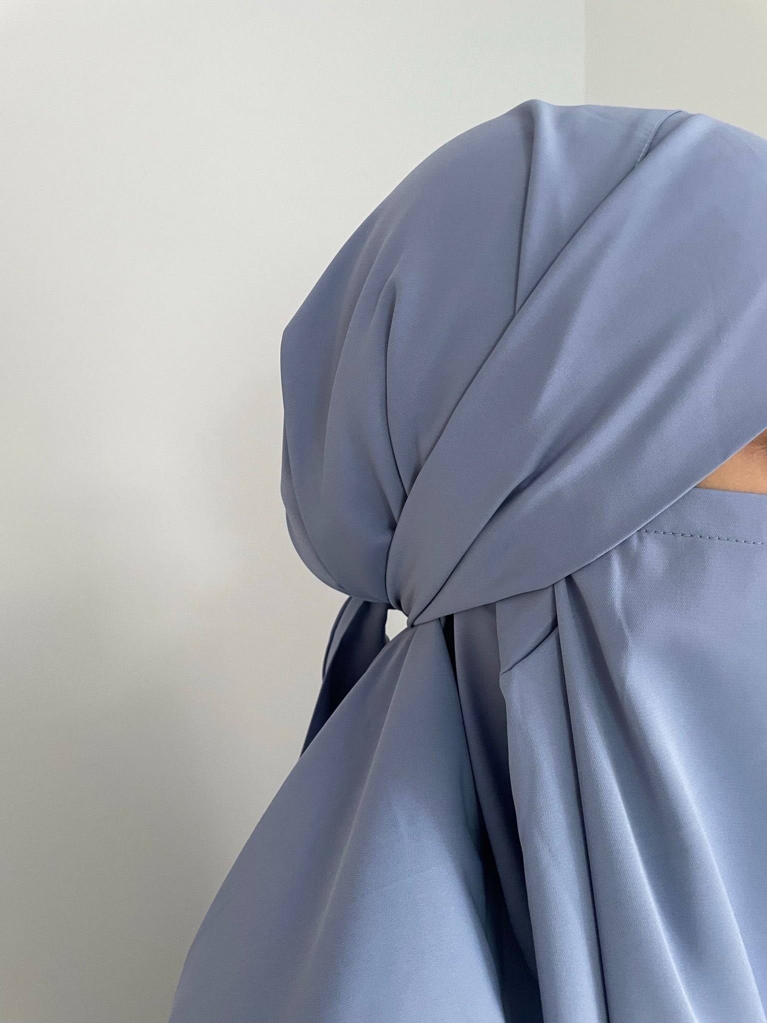 JILBAB - 2in1 LIGHT BLUE