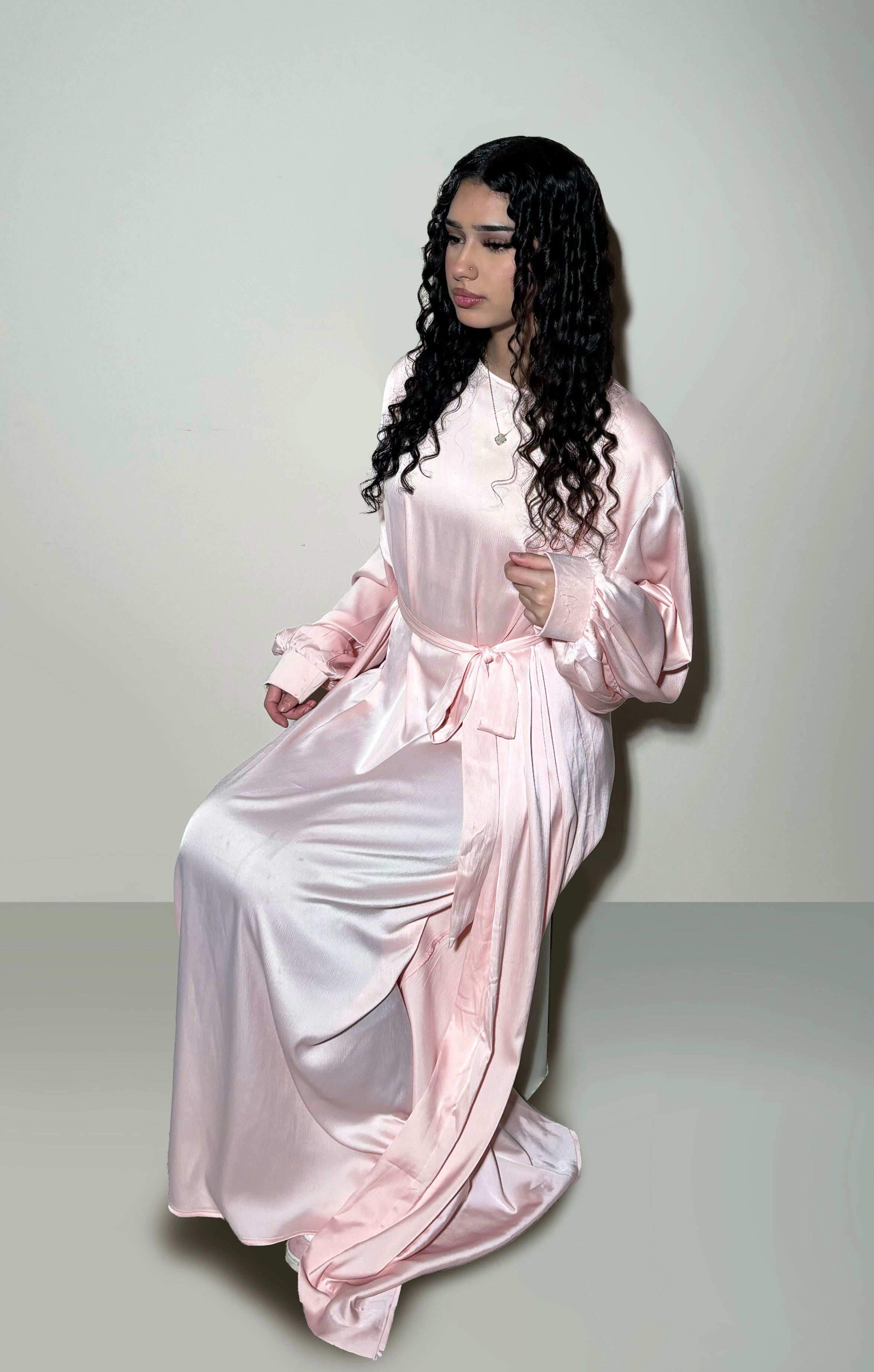 BASIC ABAYA - PINK