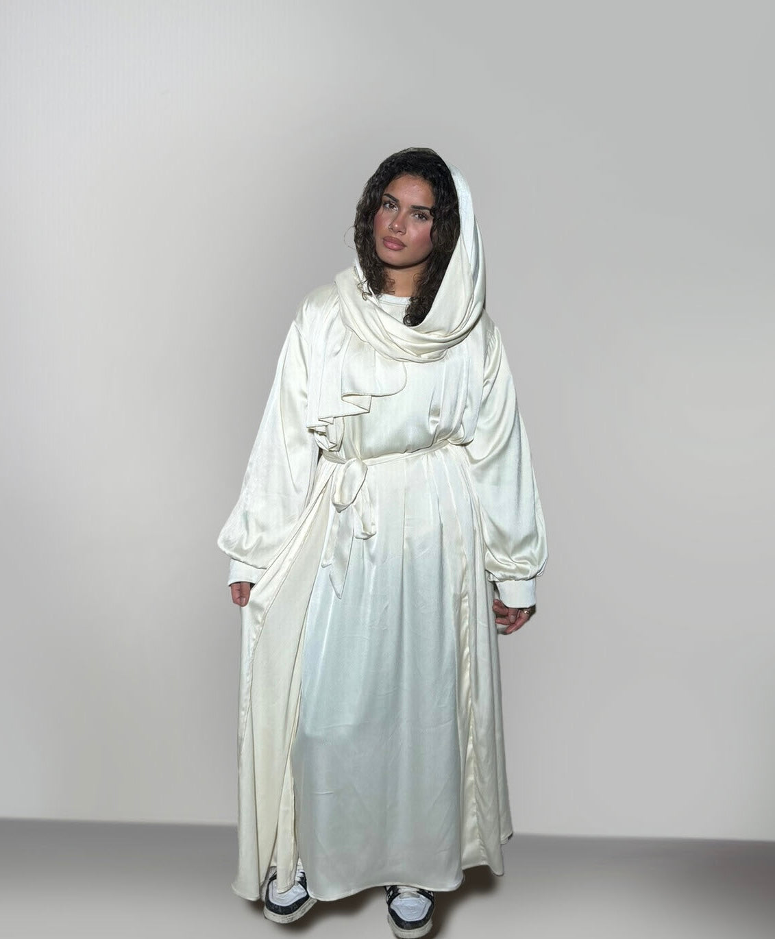 BASIC ABAYA - CREAM