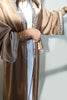 DUBAI ABAYAS - SHINY SATIN GOLD