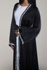 DUBAI ABAYA - SATIN ARABIAN BLACK