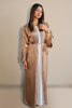 DUBAI ABAYAS - SHINY SATIN GOLD